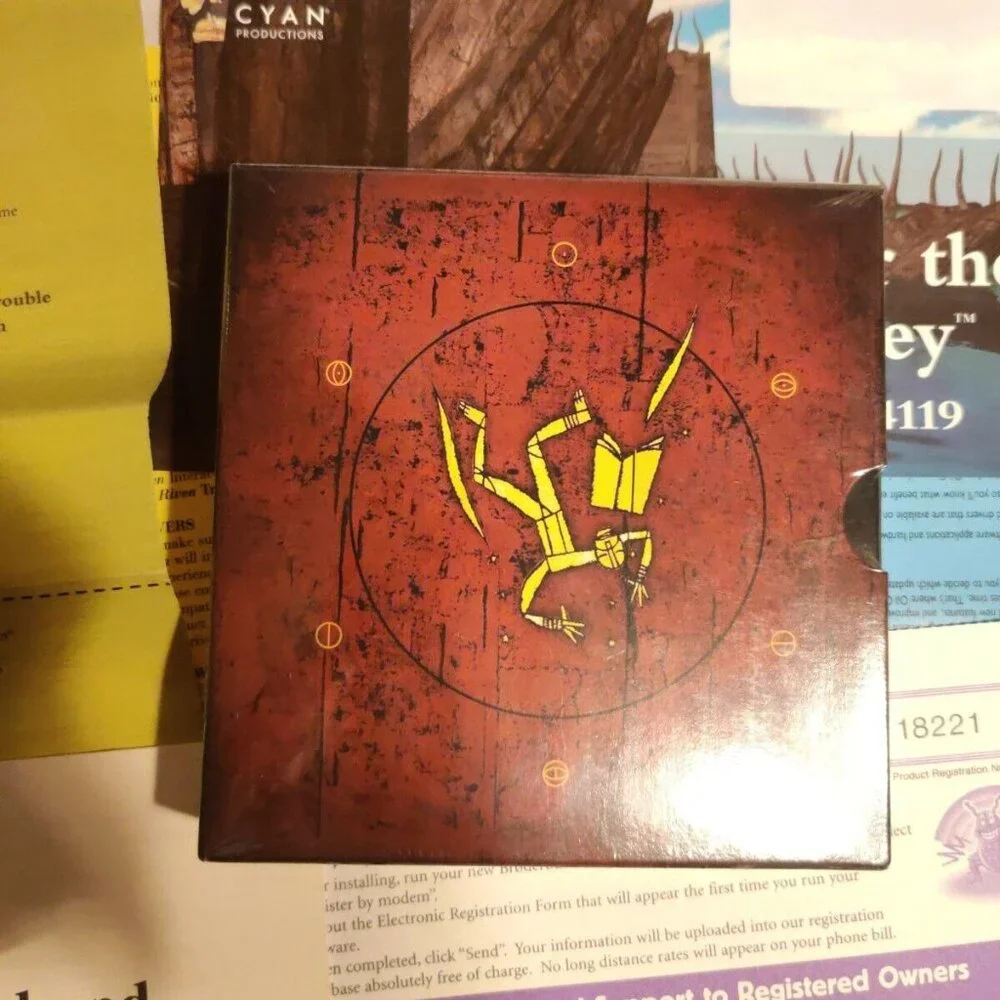Riven: The Sequel to Myst (Windows/Mac, 1997) read description. Open box.